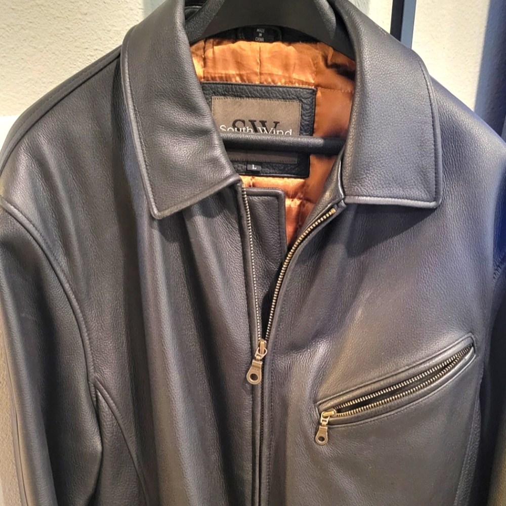 South Wind Genuine Leather Jacket